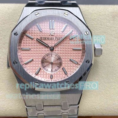 Luxury Clone Audemars Piguet Royal Oak Pink Dial 42 Swiss Cal.2953 Watch 
